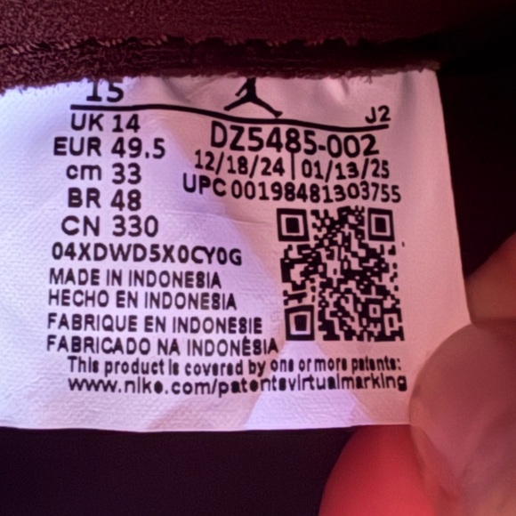 Jordan 1 Retro High OG Self Expression- Black and Cream- Size 15 - Picture 7 of 8